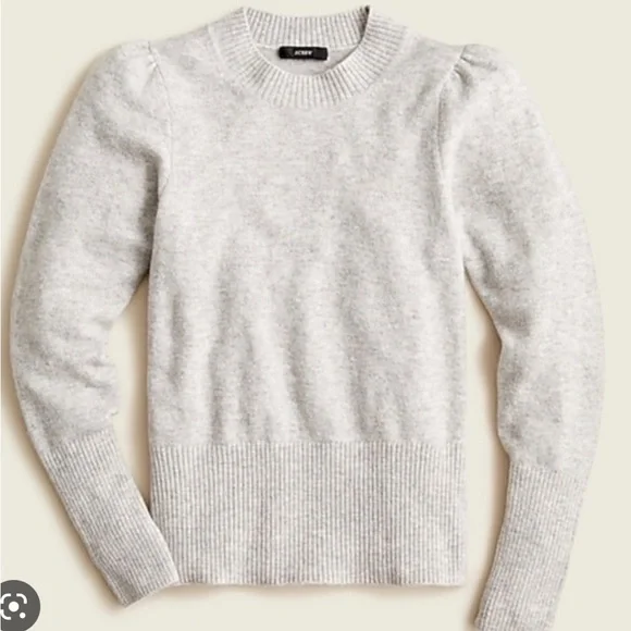 J. Crew | Sweaters | Nwt New J Crew Puffsleeve Crewneck  display picture 2